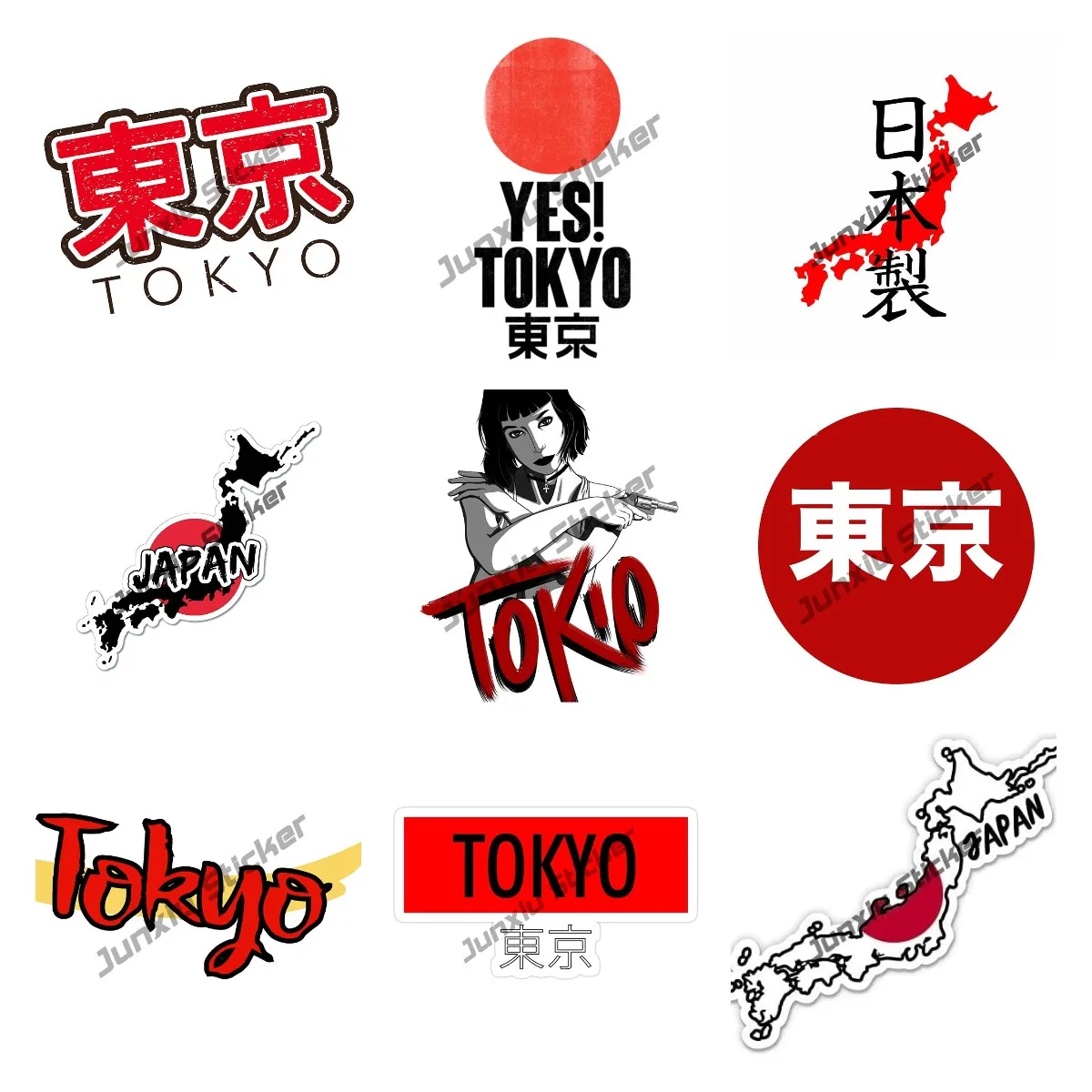 Car Accessories In Tokyo - Наклейка для автомобиля, сделано в Японии