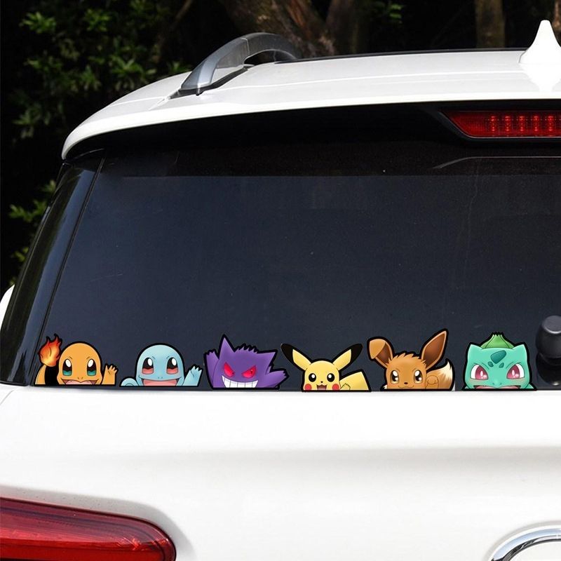 Car Accessories Cute - Наклейка на окно автомобиля с изображением