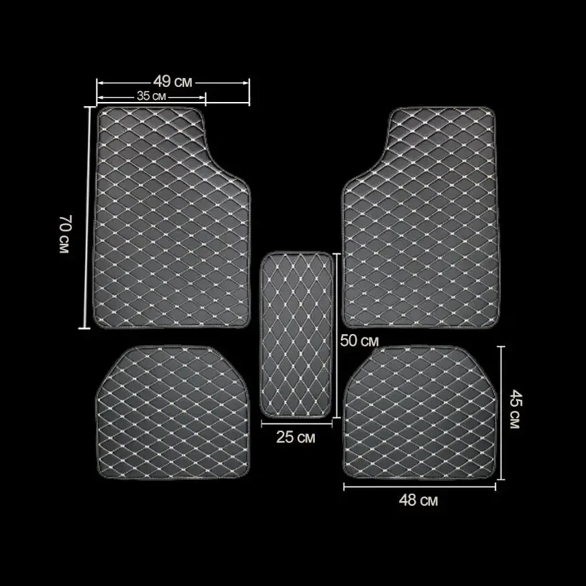 Автомобильные коврики, 5 шт.,  – обзор и цена Car Floor Mat Rubber