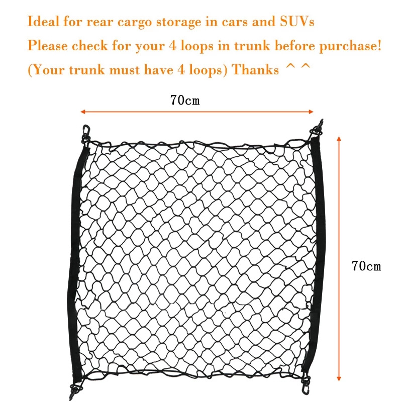 Сетка для багажника автомобиля – обзор и цена Car Cargo Net Trunk