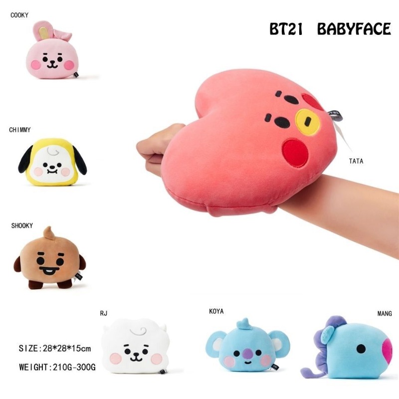 Подушка в форме лица BT21: Мил – обзор и цена Car Accessories Cute