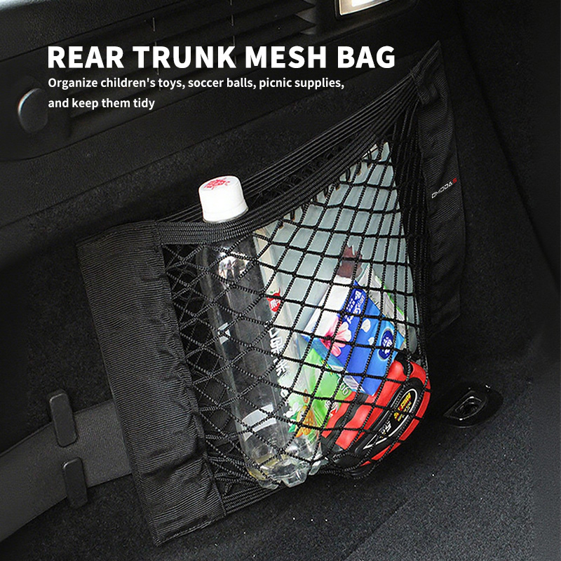 Сетчатый эластичный органайзер – обзор и цена Car Cargo Net Trunk