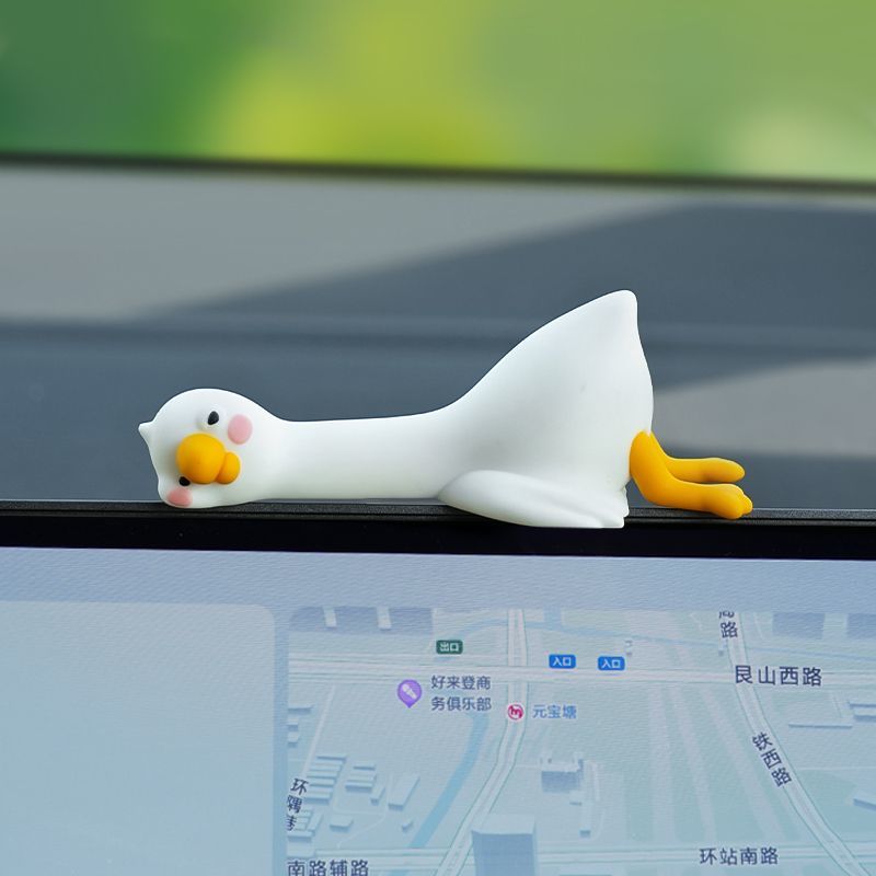 Милая мультяшная белая утка-гу – обзор и цена Car Accessories For Interior