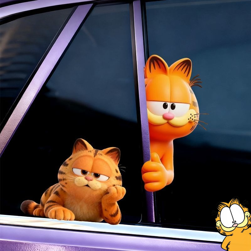 Оптовые наклейки с Гарфилдом:  – обзор и цена Car Accessories Cute
