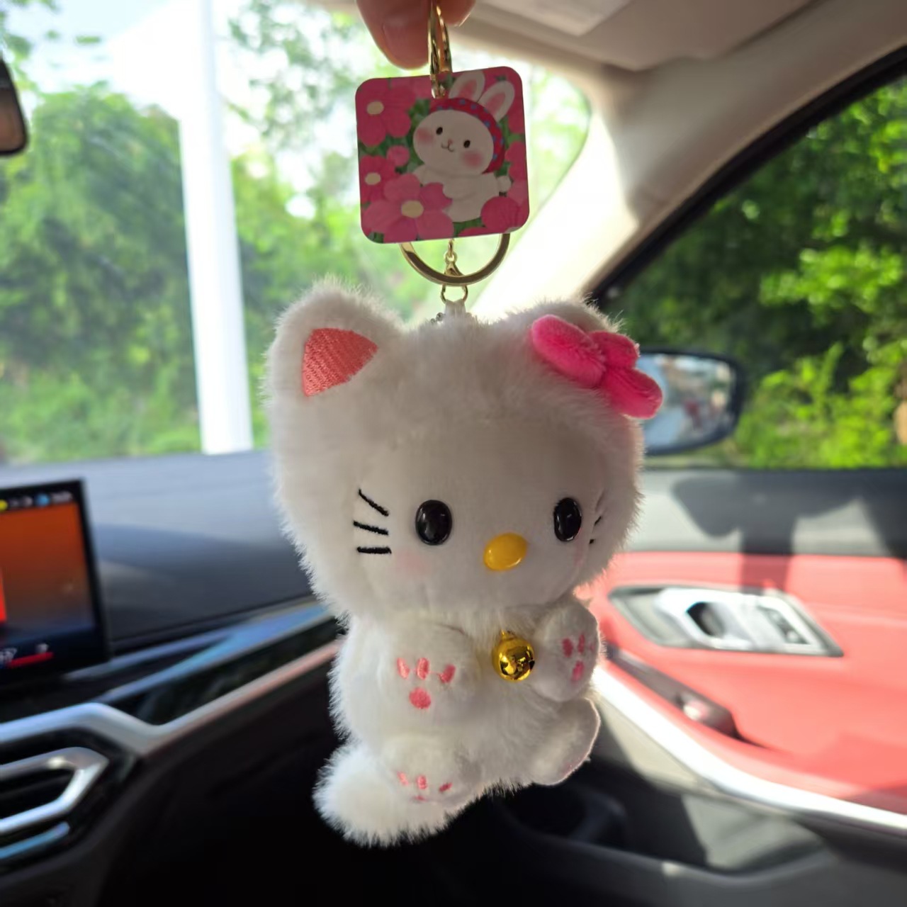 Милый кулон HelloKitty Bell Ca – обзор и цена Car Accessories Cute